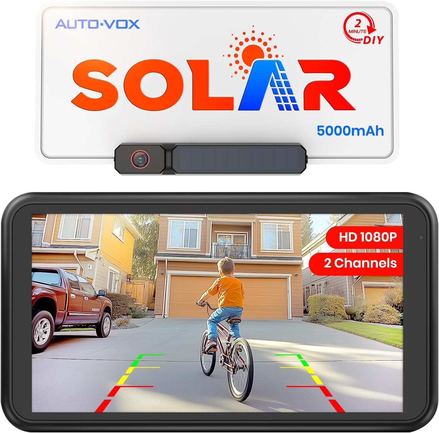 AUTO-VOX Solar3APlus Rechargeable Wireless Backup Camera Support Dual Channels AUTO-VOX Solar3APlus Rechargeable Wireless Backup Camera Support Dual Channels