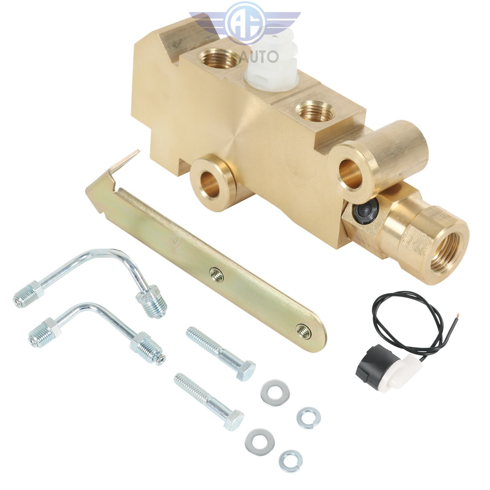 PV2 Brass Disc/Drum Disc Front Drum Rear Brake Proportioning Valve & Mount