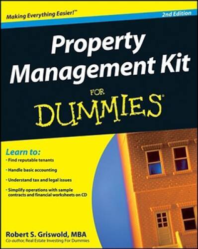 Property Management Kit For Dummies (Book & CD) - Paperback - GOOD