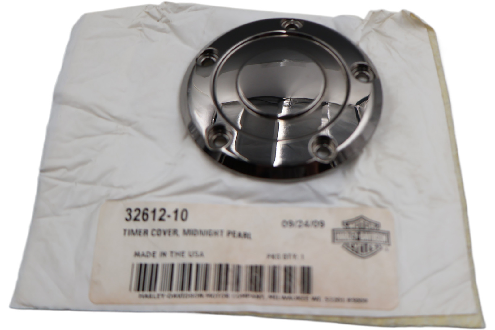32612-10 NEW OEM 2010 HARLEY-DAVIDSON FXDFSE2 CVO FATBOB TIMER COVER