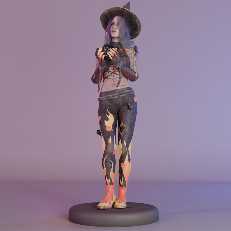 Sable Ward Statue | Hand Painted Resin Figure | 25cm Collectible