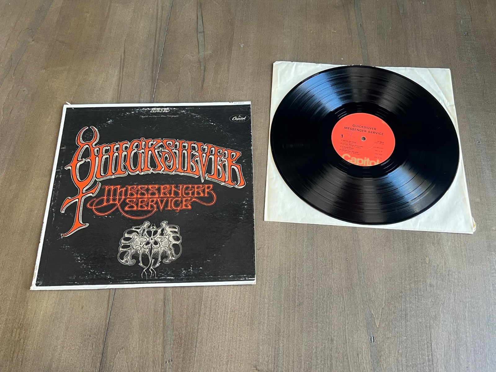 Quicksilver Messenger Service Vinyl LP 1968 Stereo Capitol Records ST-2904 EX