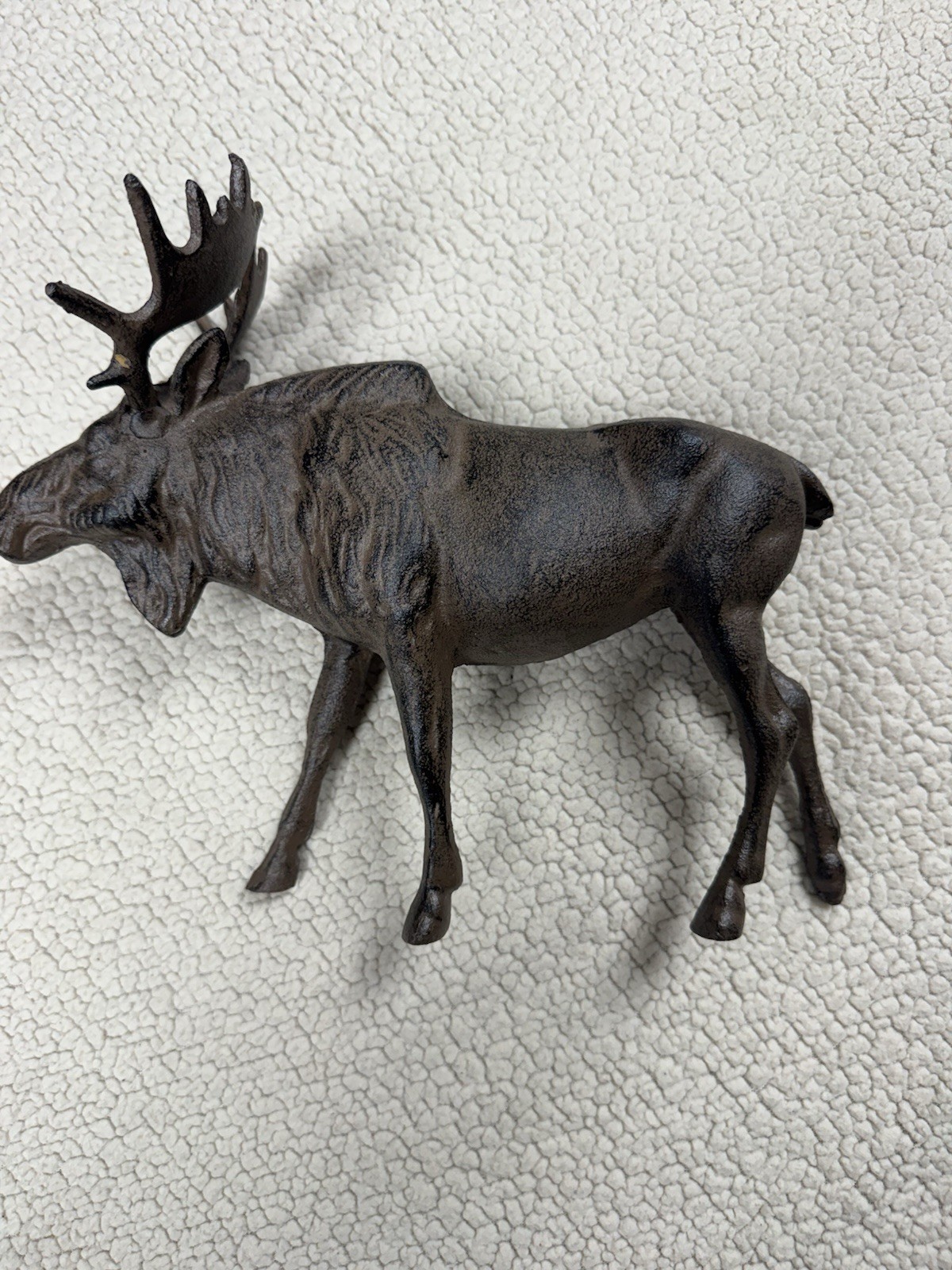 Vintage Cast Iron Moose Statue Figure Doorstop Elk Cabin Lake Home Decor 11 Vintage Cast Iron Moose Statue Figure Doorstop Elk Cabin Lake Home Decor 11