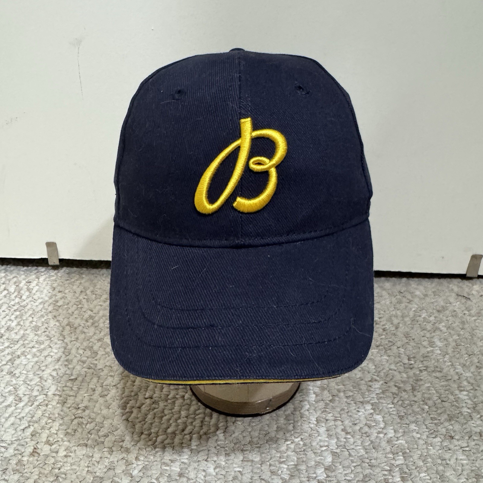 BREITLING 1884 Watch Embroidered Adjustable Baseball Cap Hat Navy Blue BREITLING 1884 Watch Embroidered Adjustable Baseball Cap Hat Navy Blue