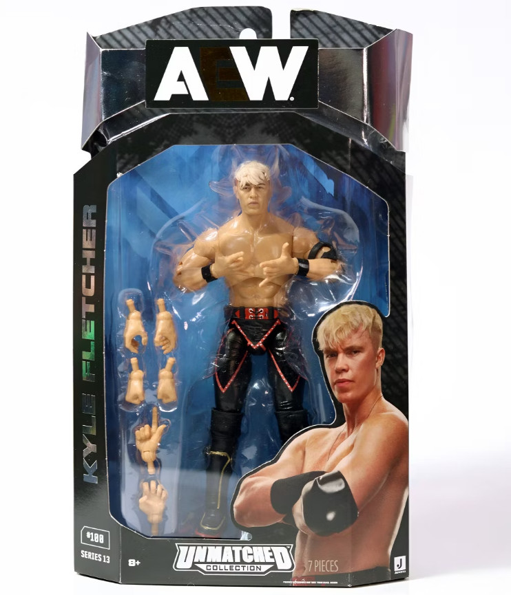 New Kyle Fletcher Series 13 Jazwares AEW Unmatched Toy Wrestling Action Figure