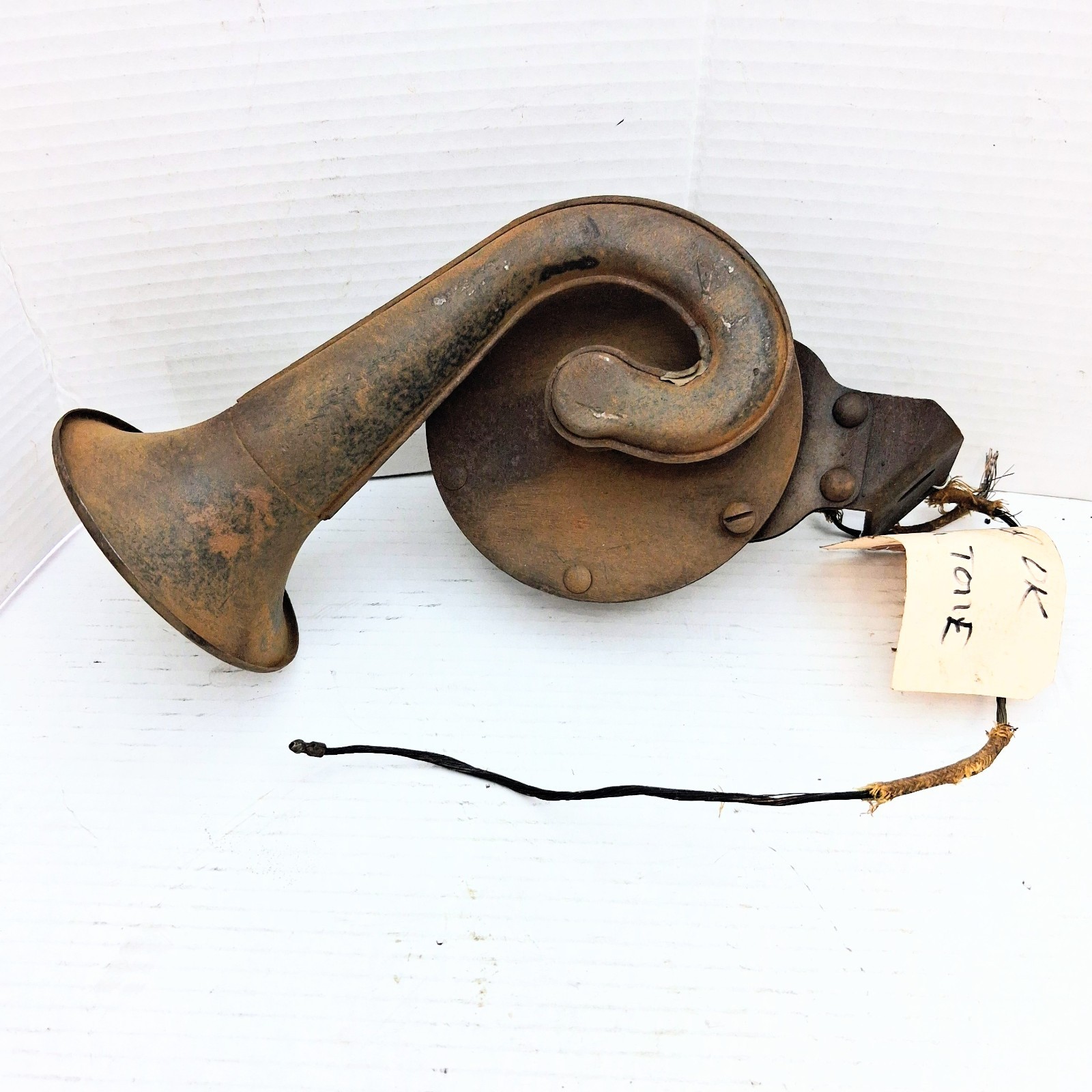 1930's - 1940's Ford Car Truck Early Hi Tone Horn Assembly OEM Tested Works
