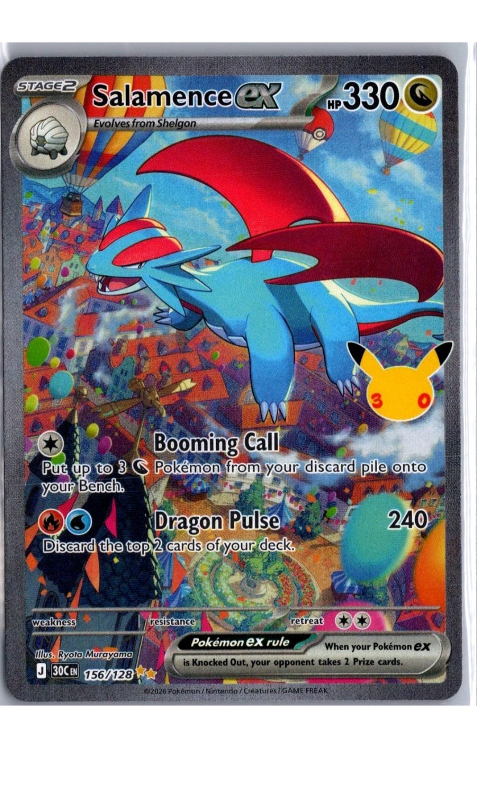 Salamence Ex 156/128 Salamence Ex 156/128