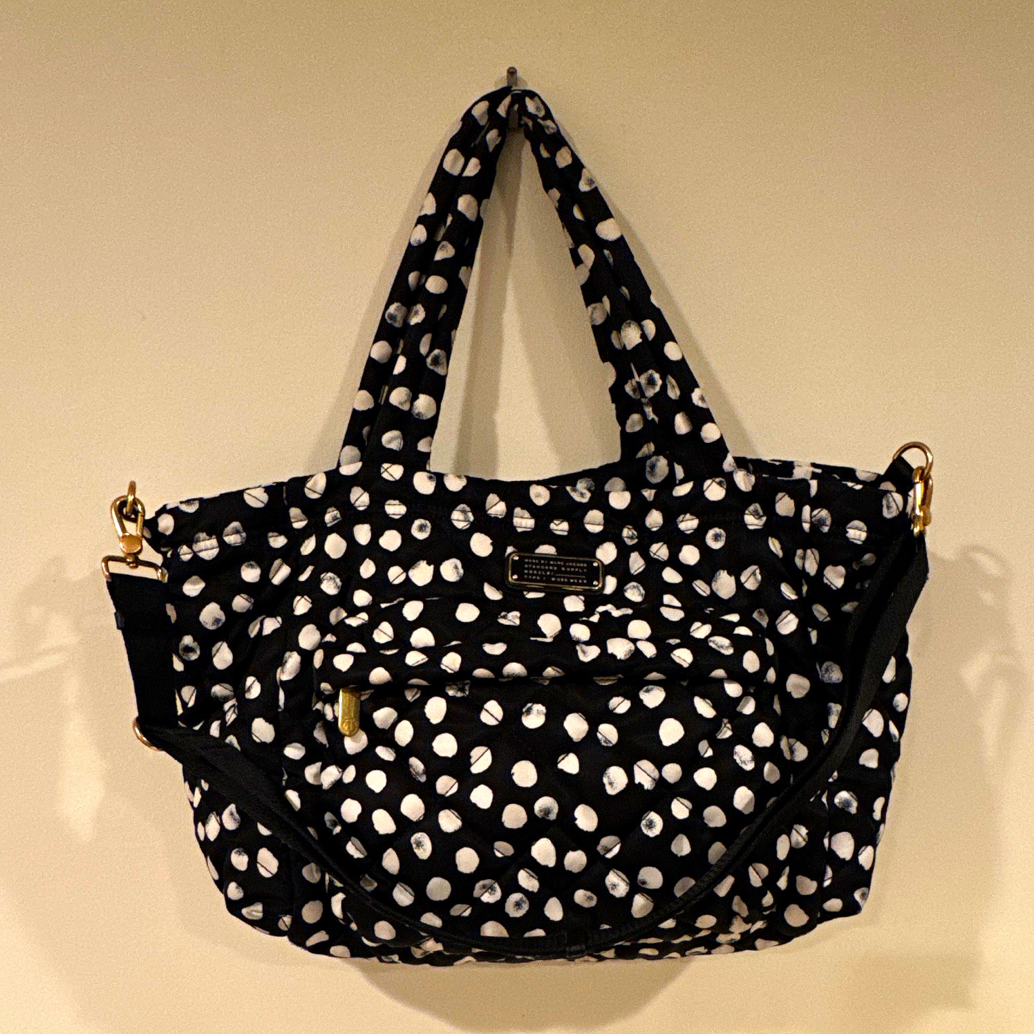 Marc by Marc Jacobs Standard Supply Polka Dot Diaper Bag Changing Pad Strap
