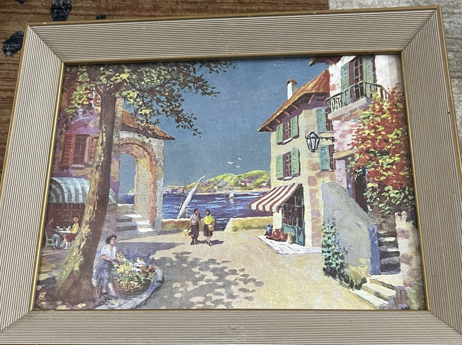 Mediterranean Art Cecil R D’Oyly-John Orig. Etching Framed approx. 15”H x 19” W