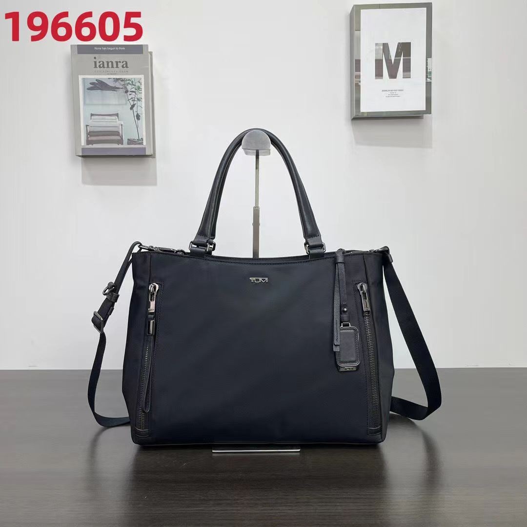 TUMI Valetta VOYAGEUR Black Zip Medium Tote Business Bag Outlet New 196605