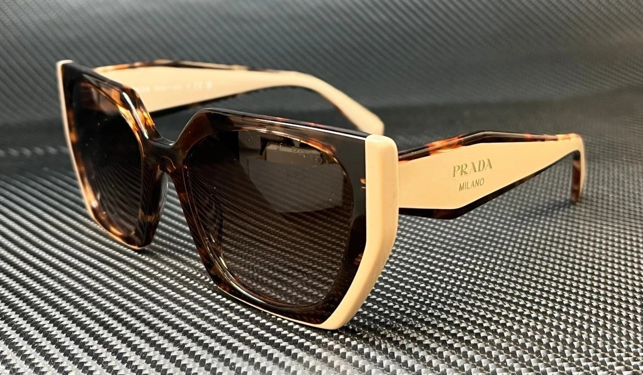 PRADA PR 15WS 01R0A6 Havana Brown Gradient Sunglasses (54mm)