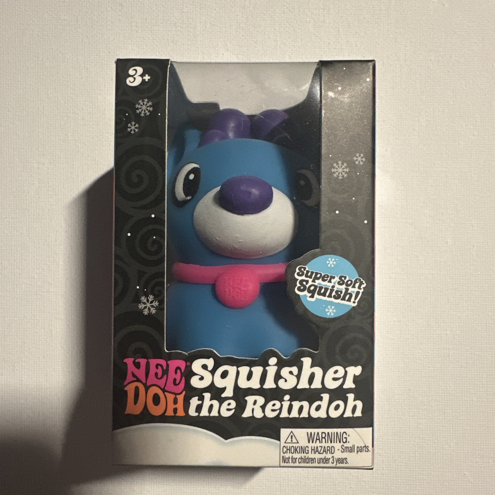 NeeDoh Squisher the Reindoh Squeeze Toy Nee Doh Reindeer Christmas Blue NeeDoh Squisher the Reindoh Squeeze Toy Nee Doh Reindeer Christmas Blue