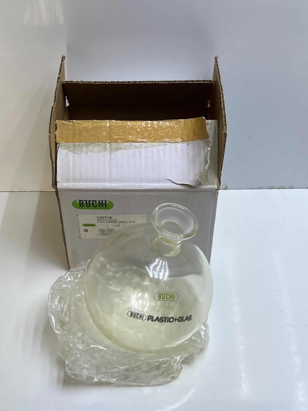 Buchi 020728 Round Bottom P+G Coating Flask 1000 ml 35/25 Socket Joint