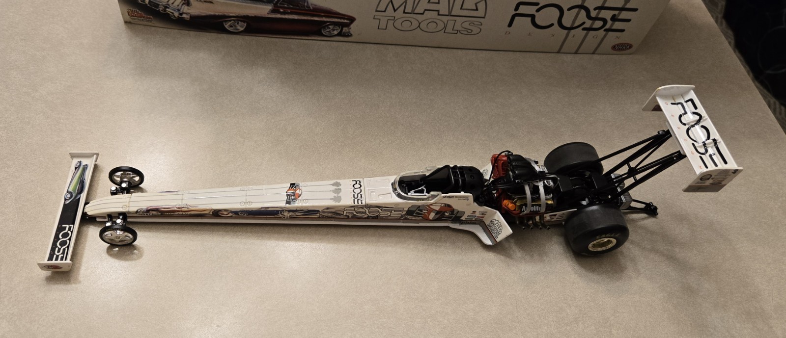 2006 Doug Kalitta RC2 NHRA Dragster Diecast White Chip Foose Car