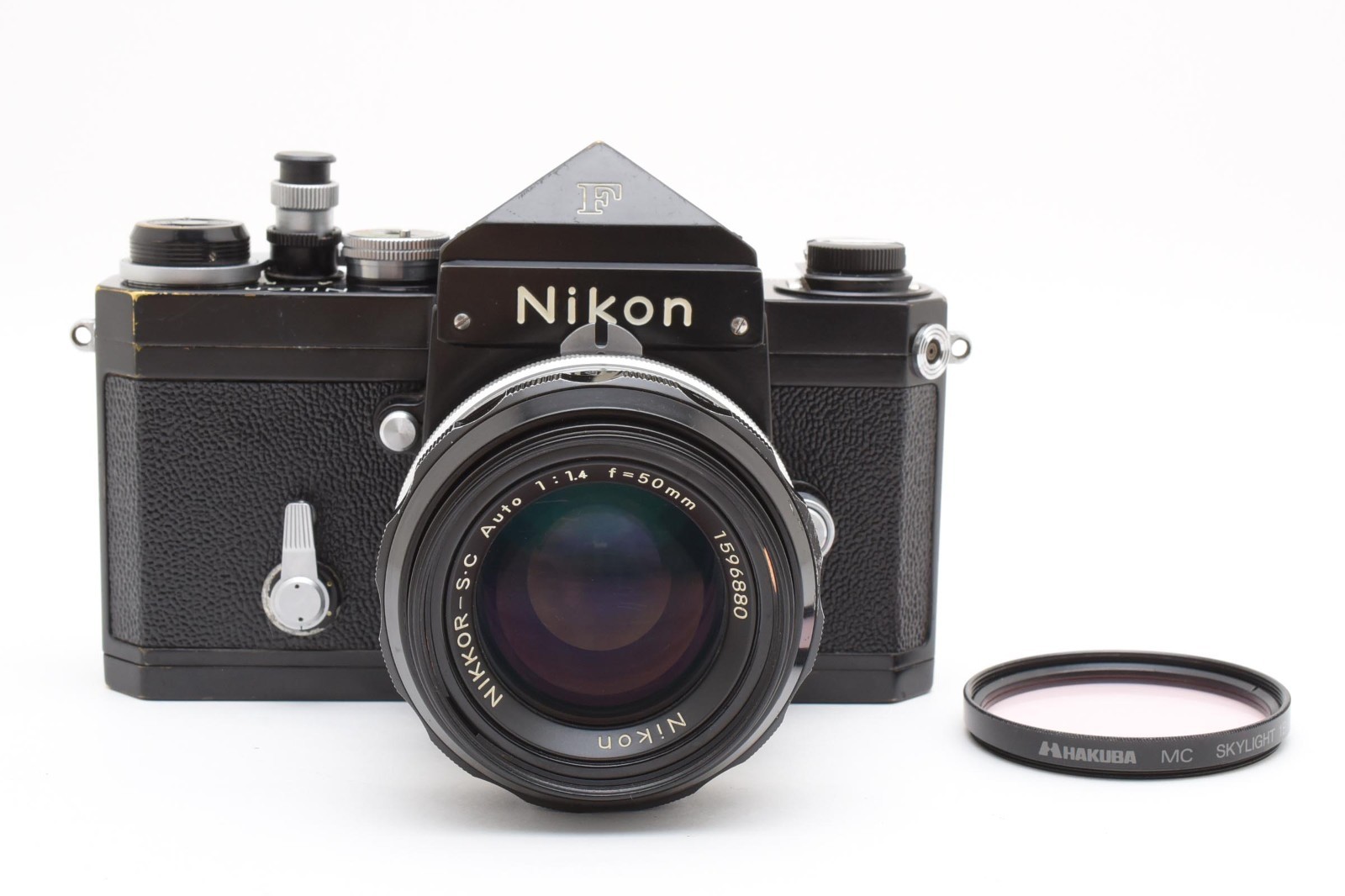 [N.Mint] Nikon F Eyelevel 35mm Film Camera Black + NIKKOR-S 50mm f/1.4 3027607