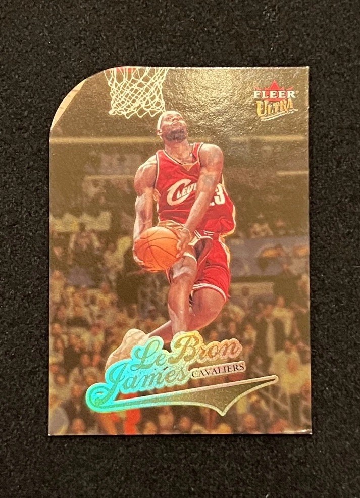 2004-05 Fleer Ultra LeBron James #114 Gold Medallion Cavaliers Skybox 76ers 