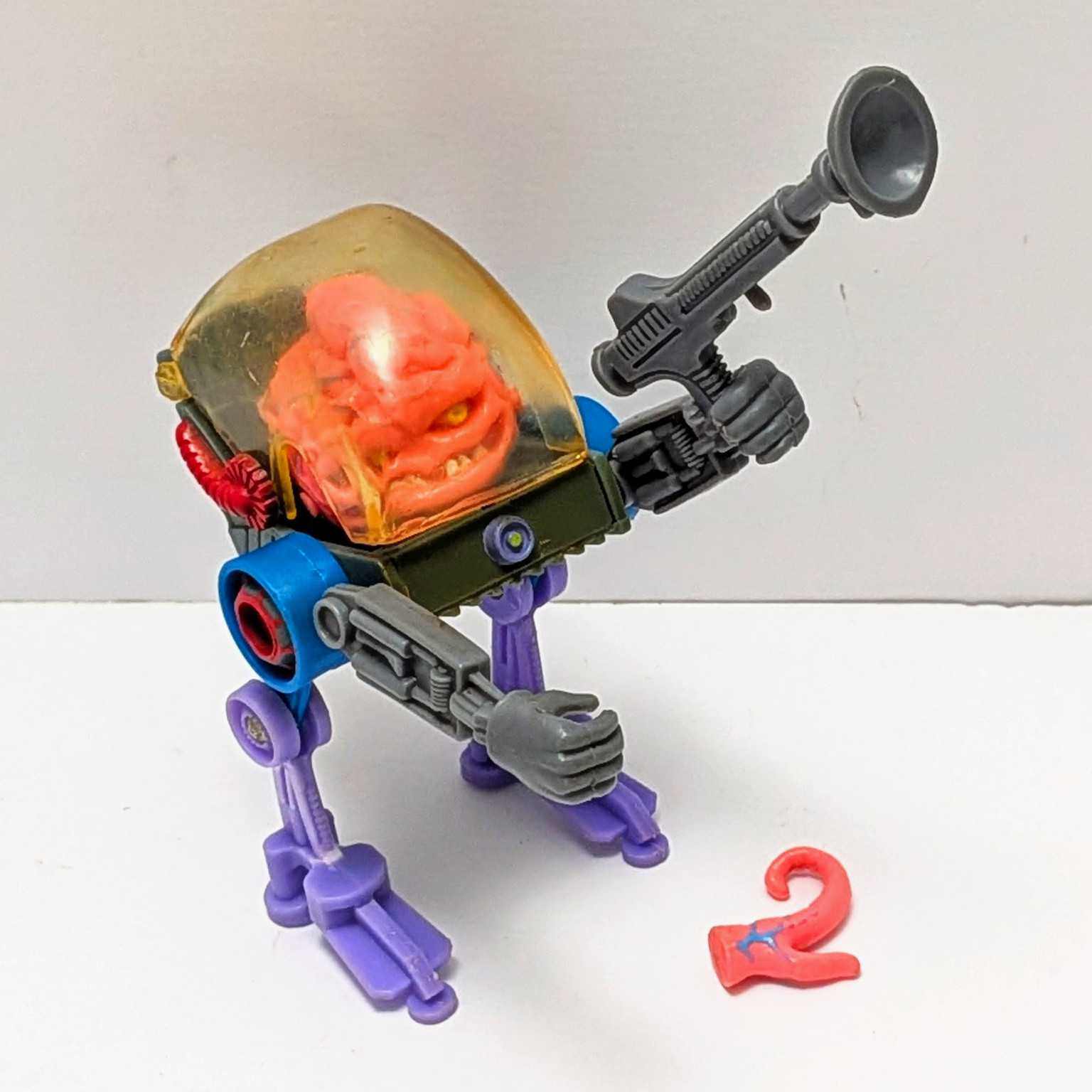 TMNT 1989 Krang incomplete/damaged [See description] ninja turtles vtg Playmates