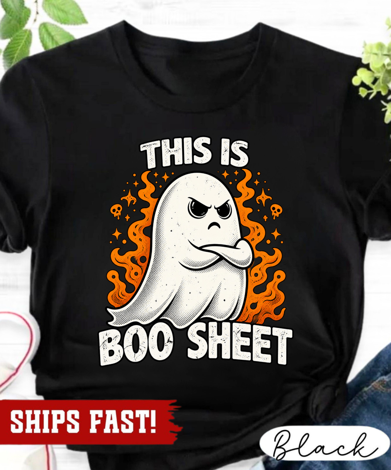 Mens Halloween t-shirt This is Boo Sheet T-Shirt Cute Ghost Shirt Boo Tee Shirt