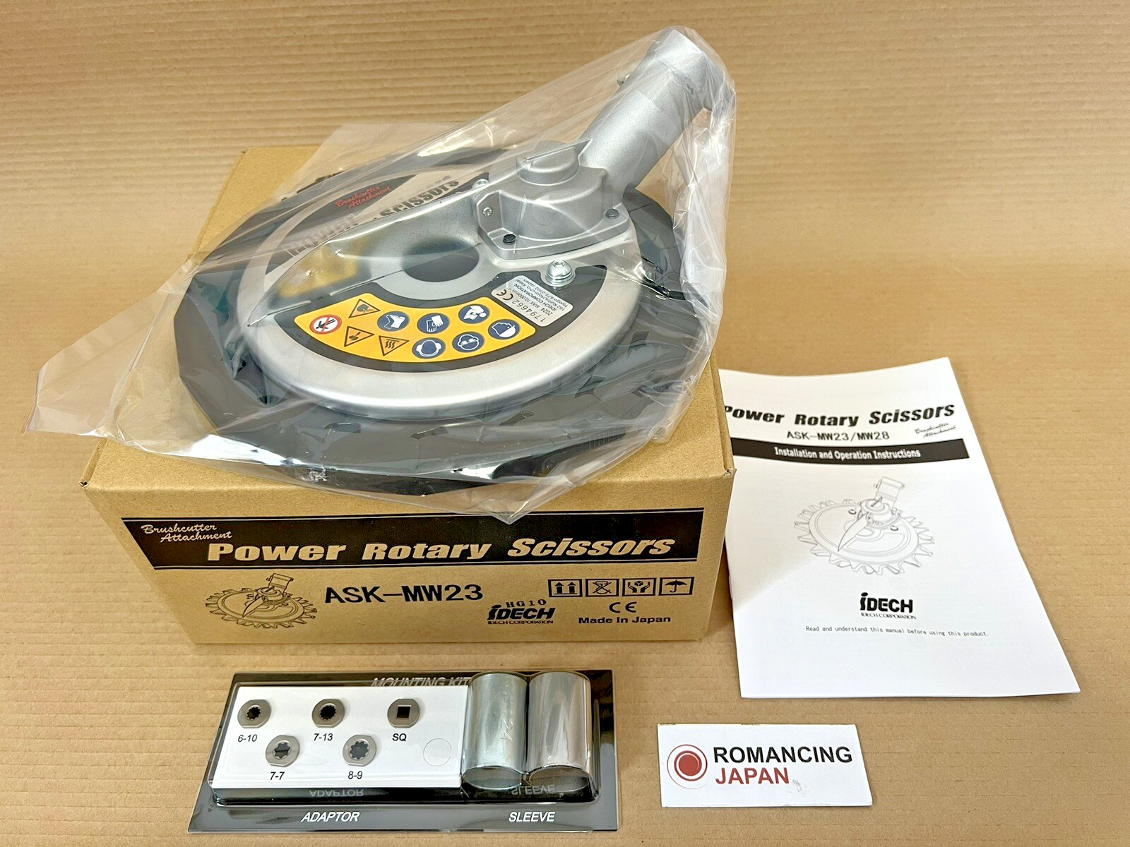 Idech ASK-MW23 Power Rotary Scissors w CS Shipped from Japan In-Stock New
