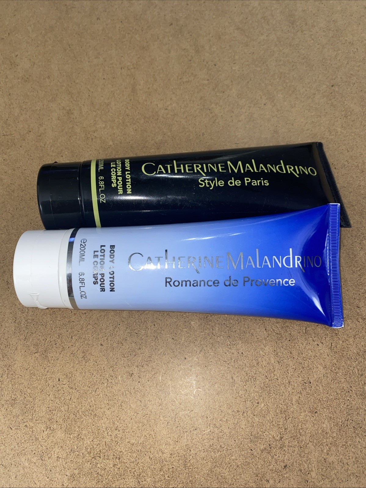 Catherine Malandrino Women\'s Body Lotion Lot of 2 6.8 fl Oz 1 New 1 Used