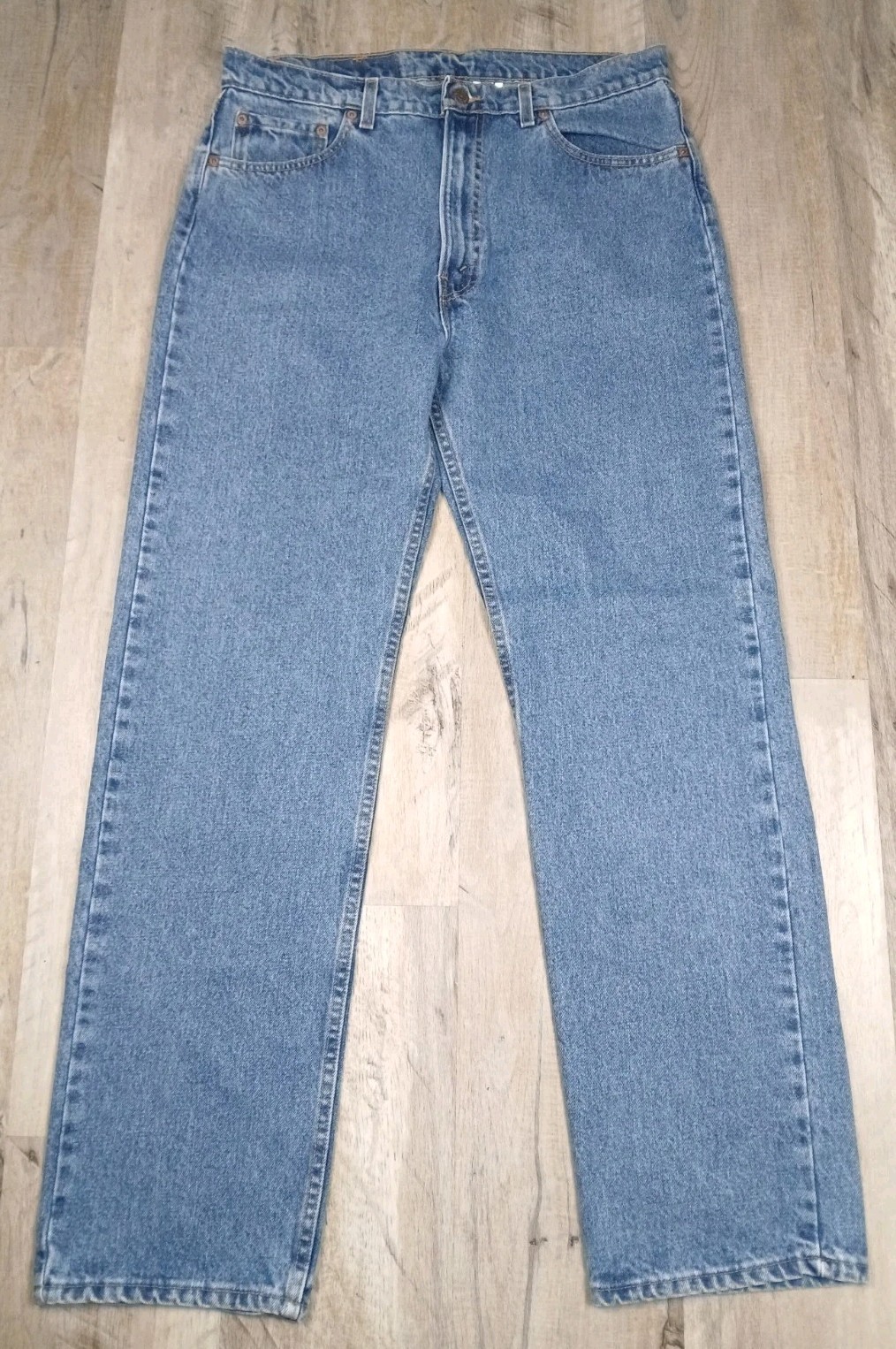 Vintage Levis 505 Blue Denim Jeans Mens Size 36×32 Red Tab USA Made 90\'s Vintage Levis 505 Blue Denim Jeans Mens Size 36×32 Red Tab USA Made 90\'s