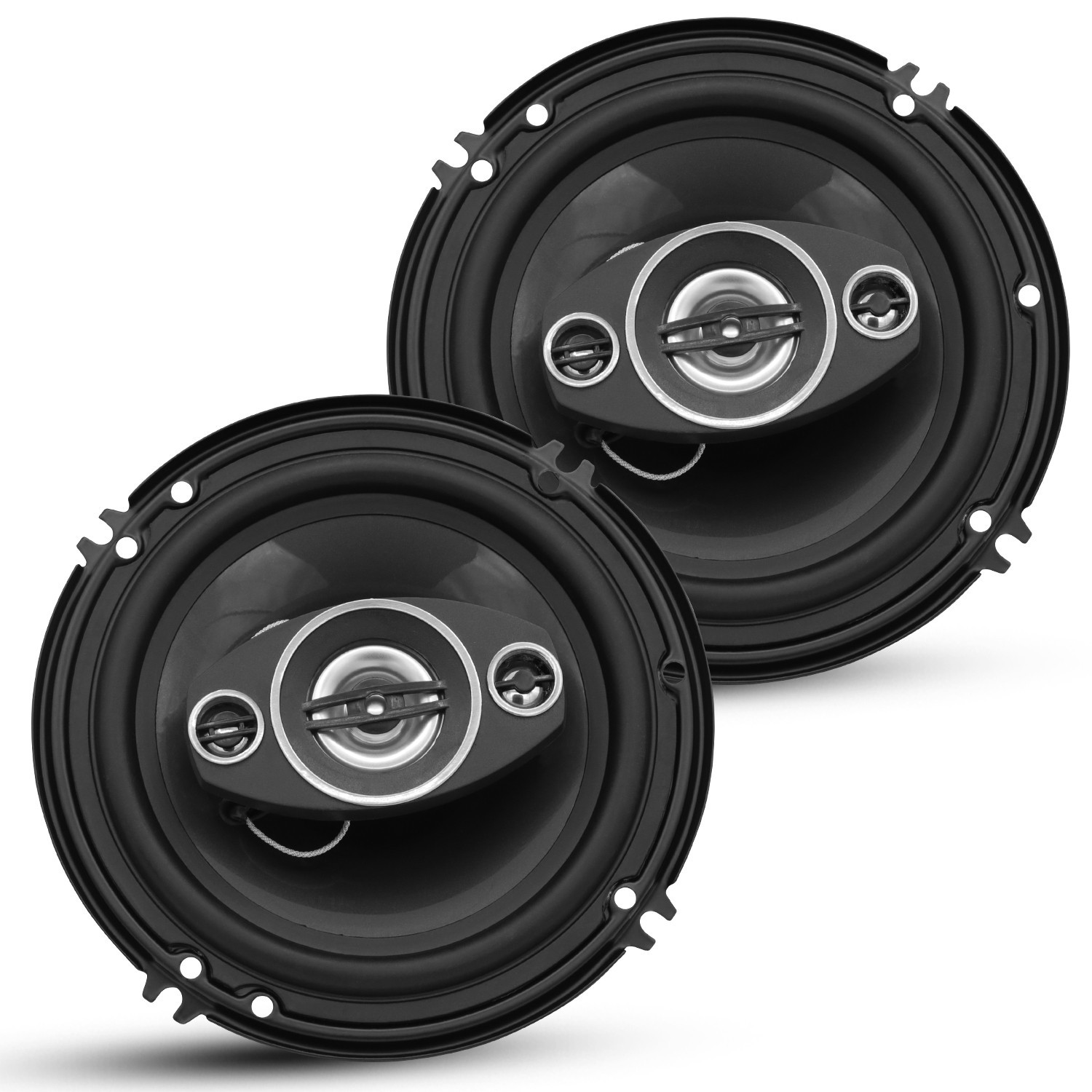 5Core Coaxial Car Door Speakers 6” Pair 500W 4Ohm 2 Way Audio Speaker w Tweeter