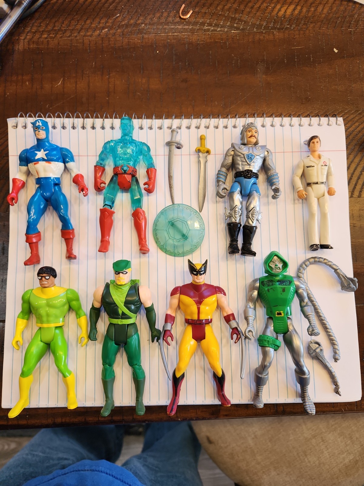 1984 Mattel Marvel, 1985 Kenner DC Super Powers, D&D, TONKA & REMCO Figures Lot