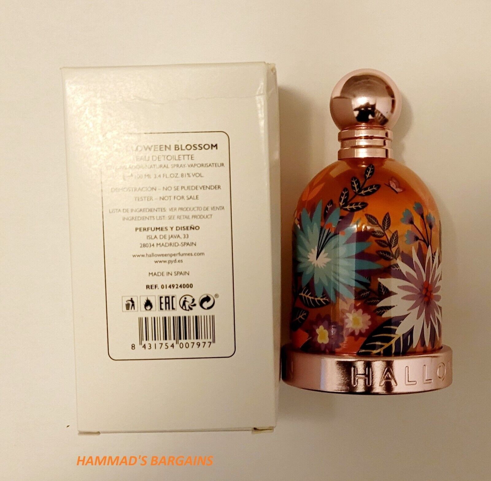 Jesus Del Pozo Ladies Halloween Blossom EDT 3.4 oz (Tester) Fragrances