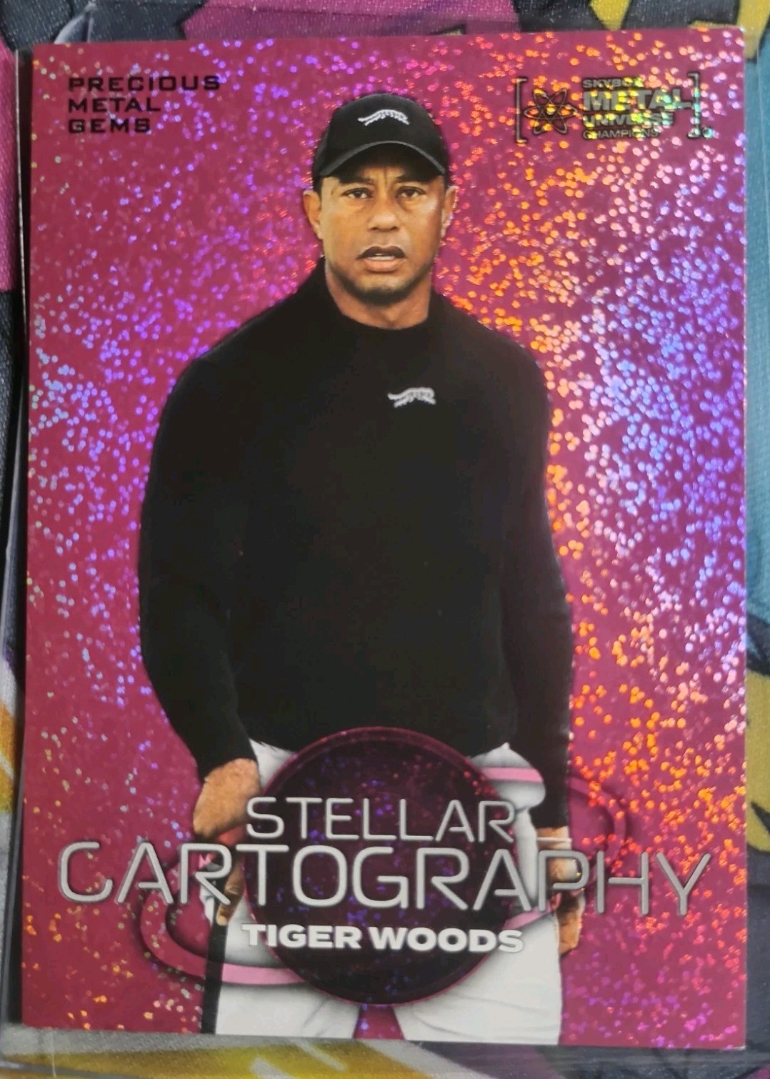 2024 Skybox Metal Universe Champions Pink FX PMG 51/75 Tiger Woods #102 2024 Skybox Metal Universe Champions Pink FX PMG 51/75 Tiger Woods #102