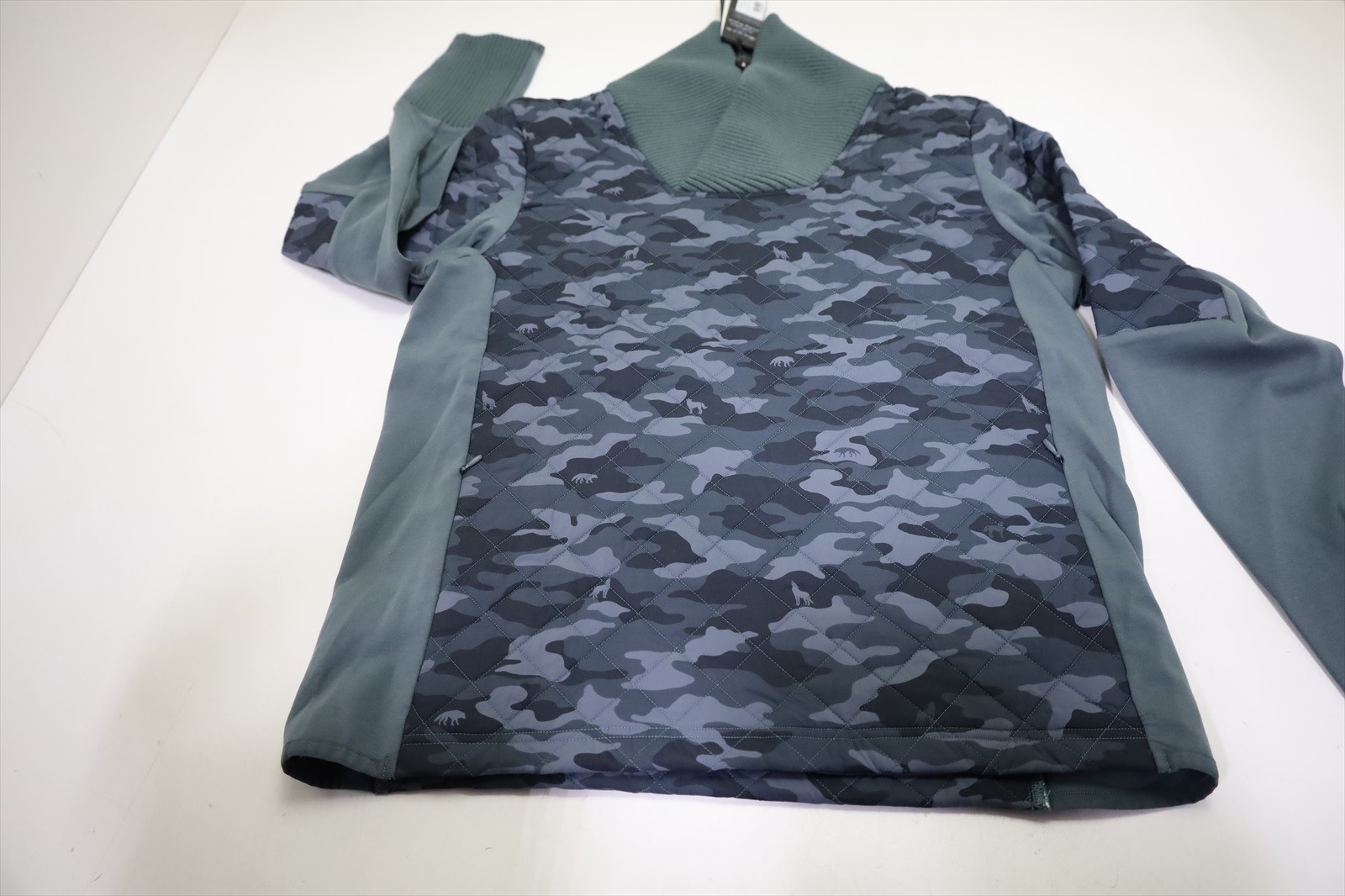 Greyson Camo Scape Mettawa Shawl Pullover Mens Size Medium Green INV13153678 Greyson Camo Scape Mettawa Shawl Pullover Mens Size Medium Green INV13153678