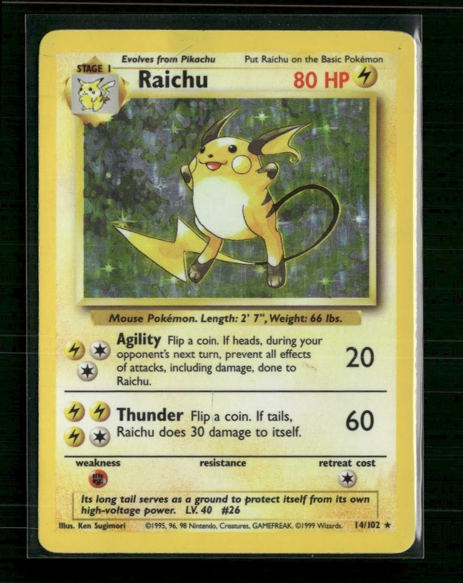 Base Set Raichu #014/102