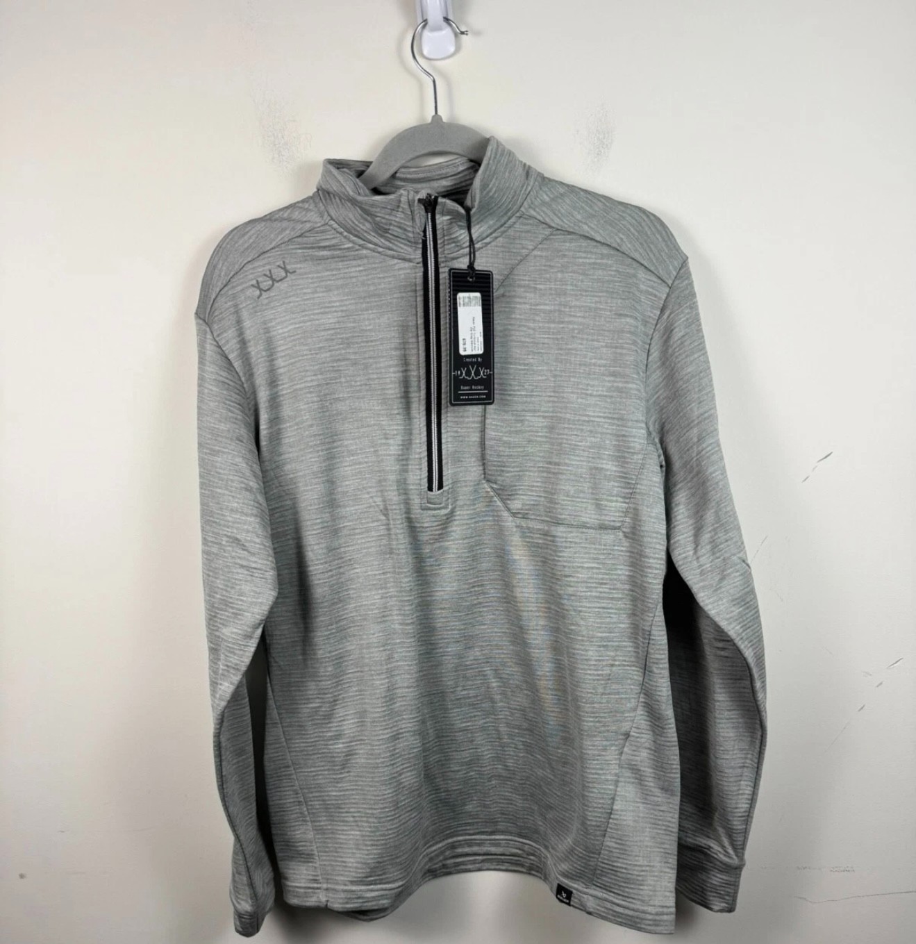 NWT Bauer Hockey FLC Textured Half Zip Pullover XXL Gray NWT Bauer Hockey FLC Textured Half Zip Pullover XXL Gray