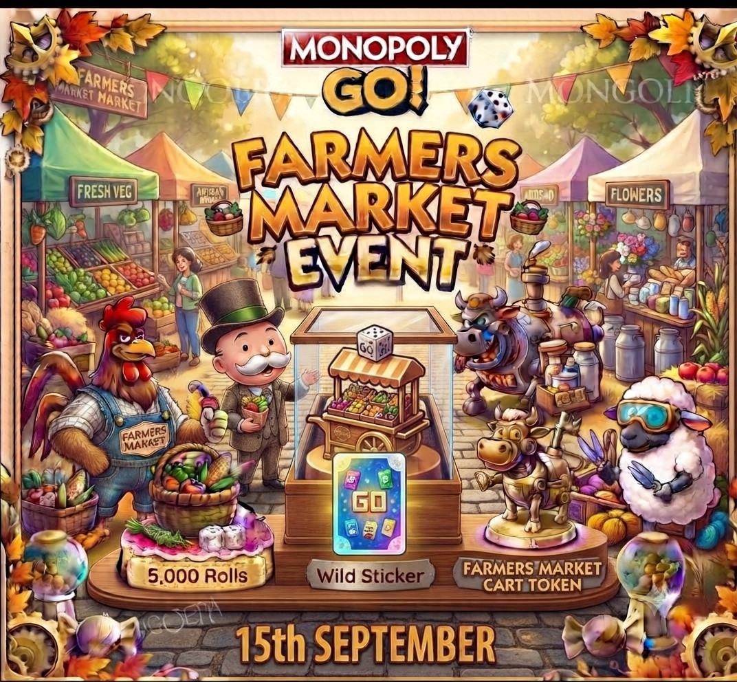Monopoly_Partner_Event _Go⚡️ farmers market Partners Event full carry 1-24 hour