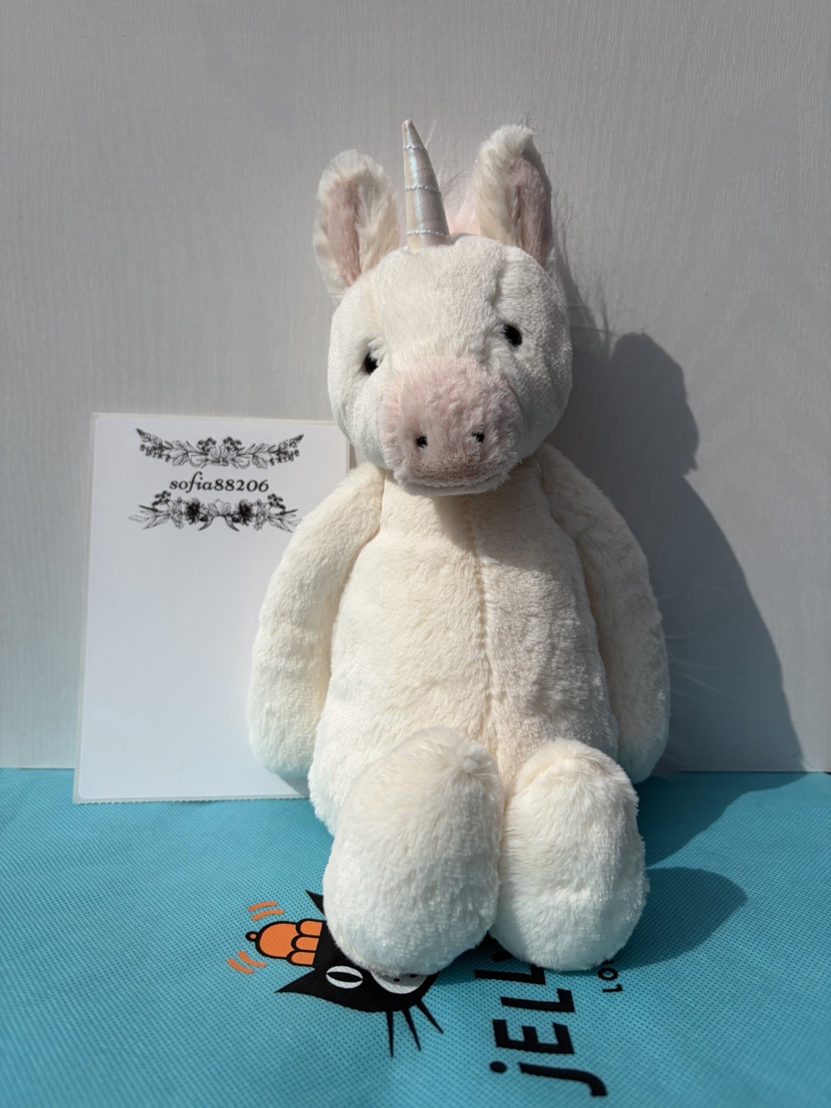 Jellycat Original Medium Bashful Unicorn Plush/Stuffed Animal Approx. 13” Tall Jellycat Original Medium Bashful Unicorn Plush/Stuffed Animal Approx. 13” Tall