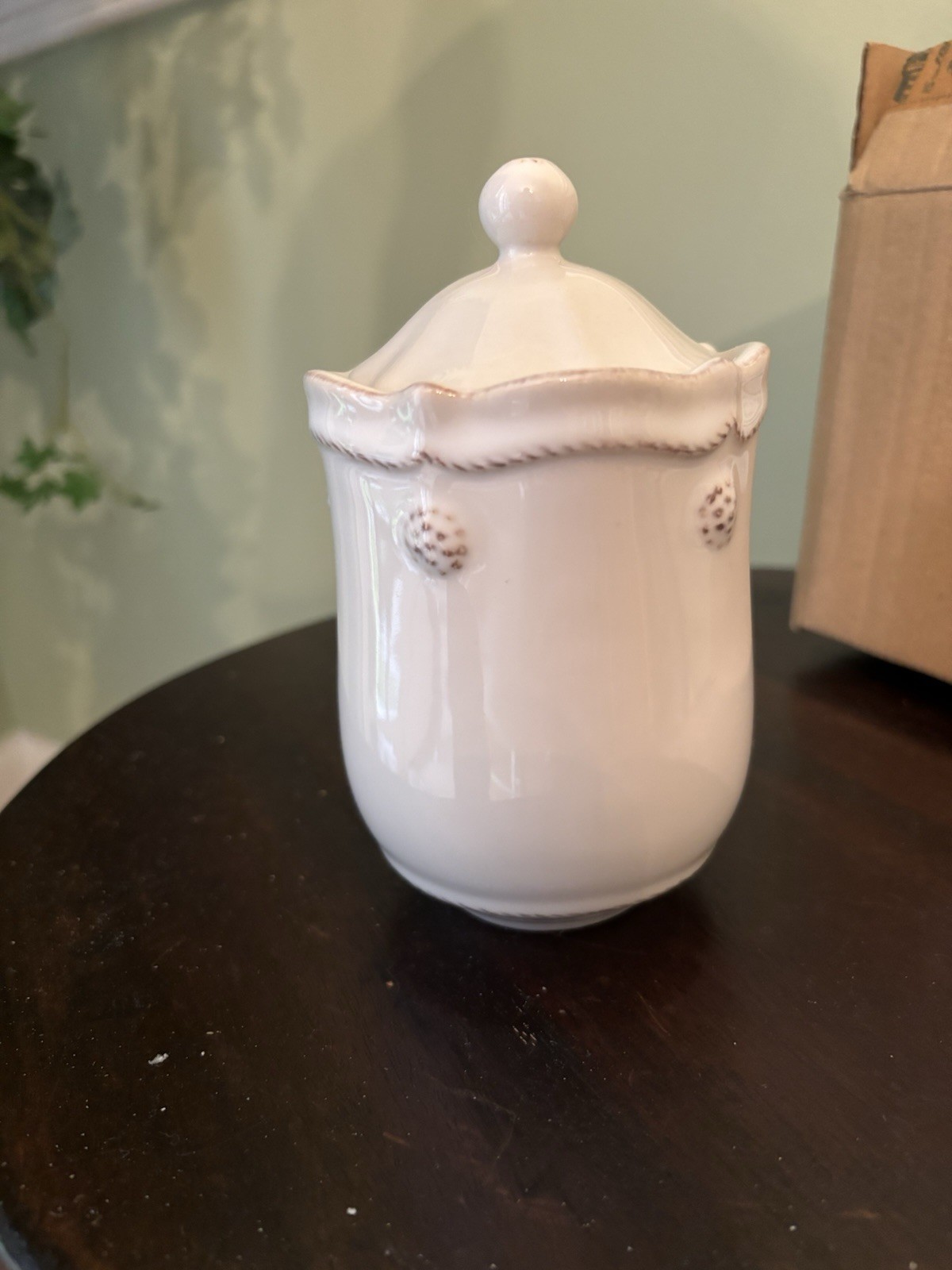 NEW, First Quality, JULISKA Lidded Jar Set of 2 NEW, First Quality, JULISKA Lidded Jar Set of 2