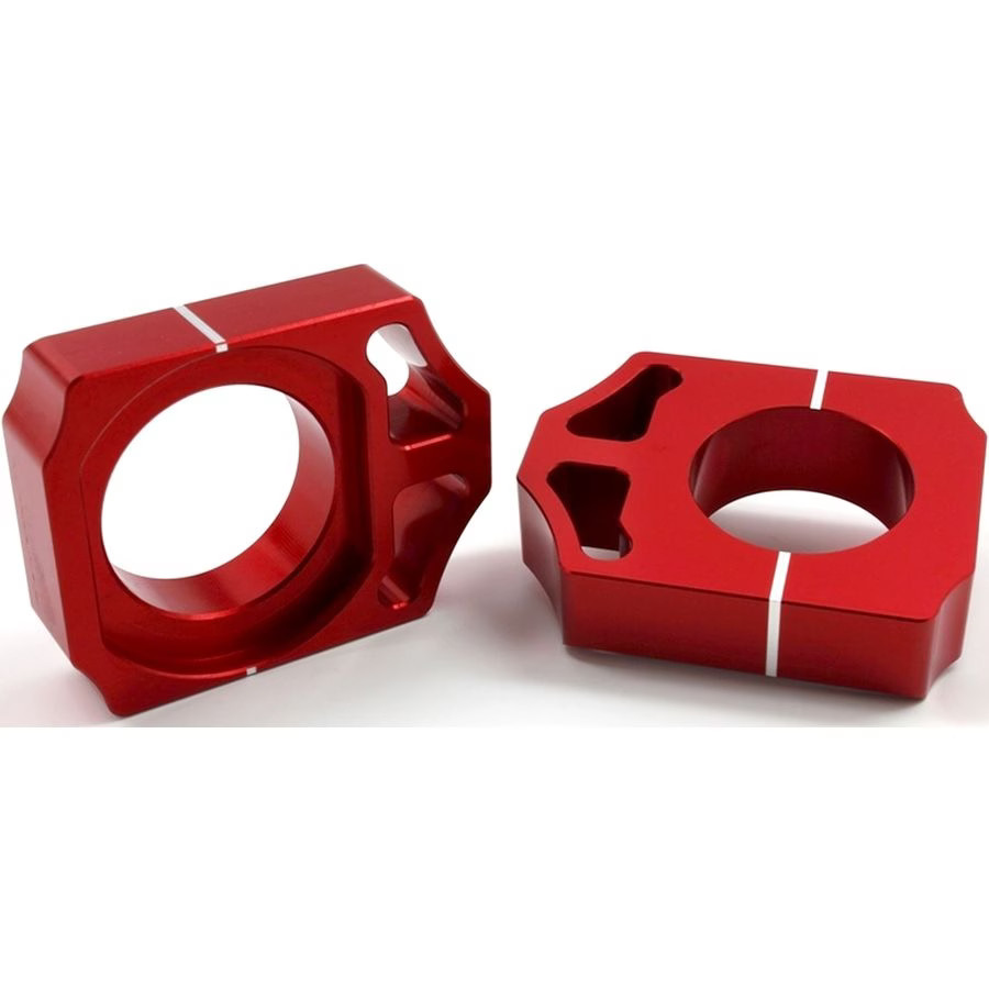 Works Connection Elite Axle Blocks - Red 17-225