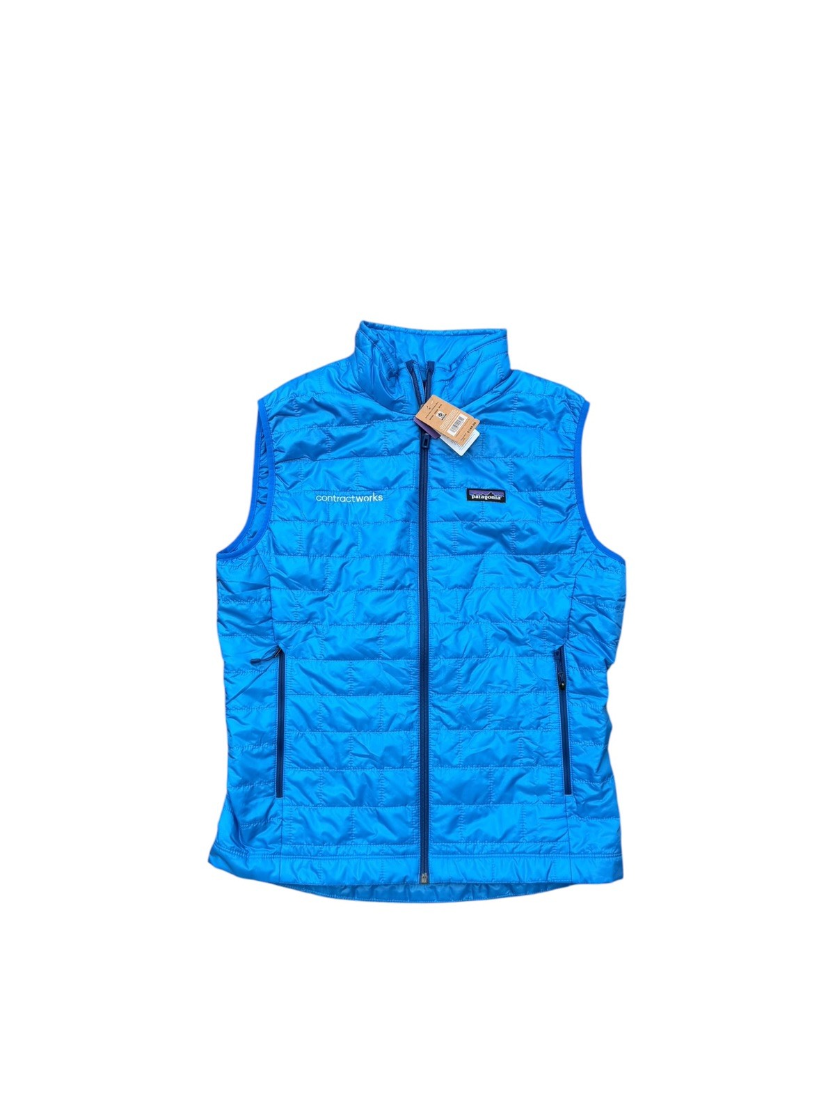 Patagonia Men’s Nano Puffer Vest Full Zip Stand-Up Collar Blue Size mens MEDIUM Patagonia Men’s Nano Puffer Vest Full Zip Stand-Up Collar Blue Size mens MEDIUM
