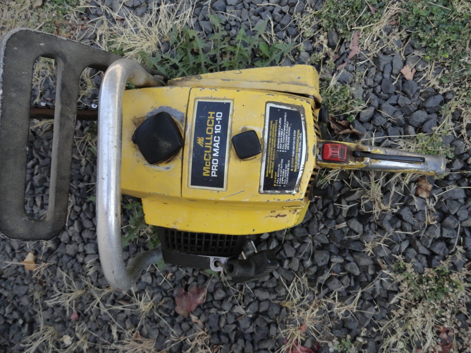 McCulloch pro mac 10-10 automatic chainsaw vintage mcculloch chainsaw w/ manual McCulloch pro mac 10-10 automatic chainsaw vintage mcculloch chainsaw w/ manual