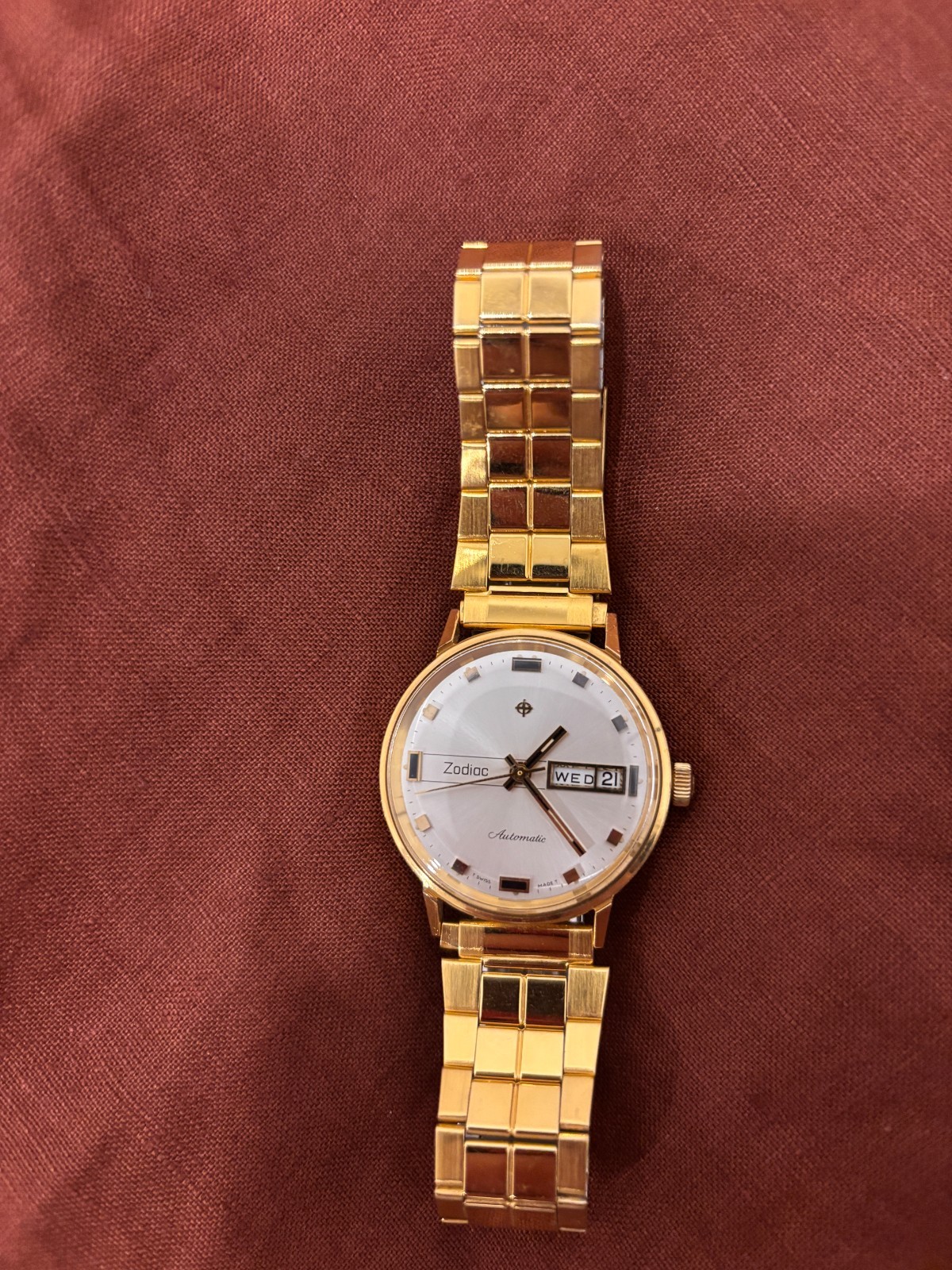 Vintage 1960s Zodiac Automatic - 17 Jewels Men\'s Watch