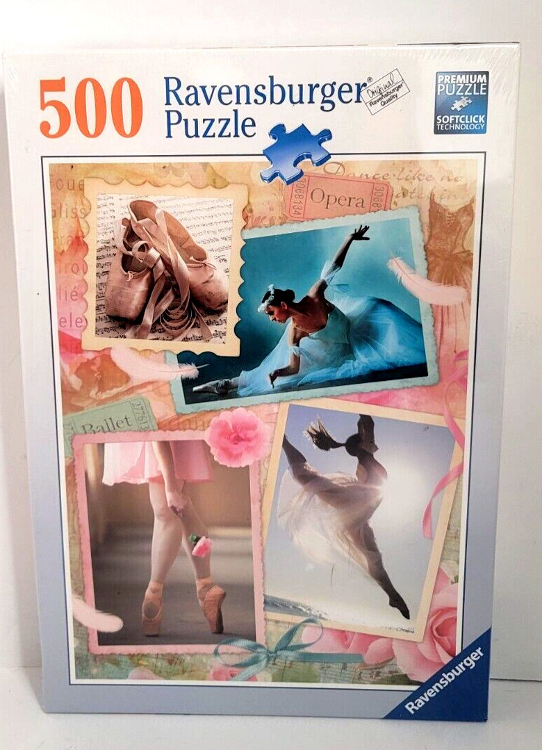 Ravensburger Primaballerina 500 Pc Puzzle 2015 New Sealed 14 x 19\