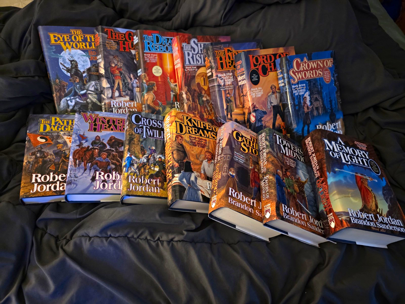 Robert Jordan/Brandon Sanderson Wheel of Time Hardcover Lot Tor w/ Dust Jacket