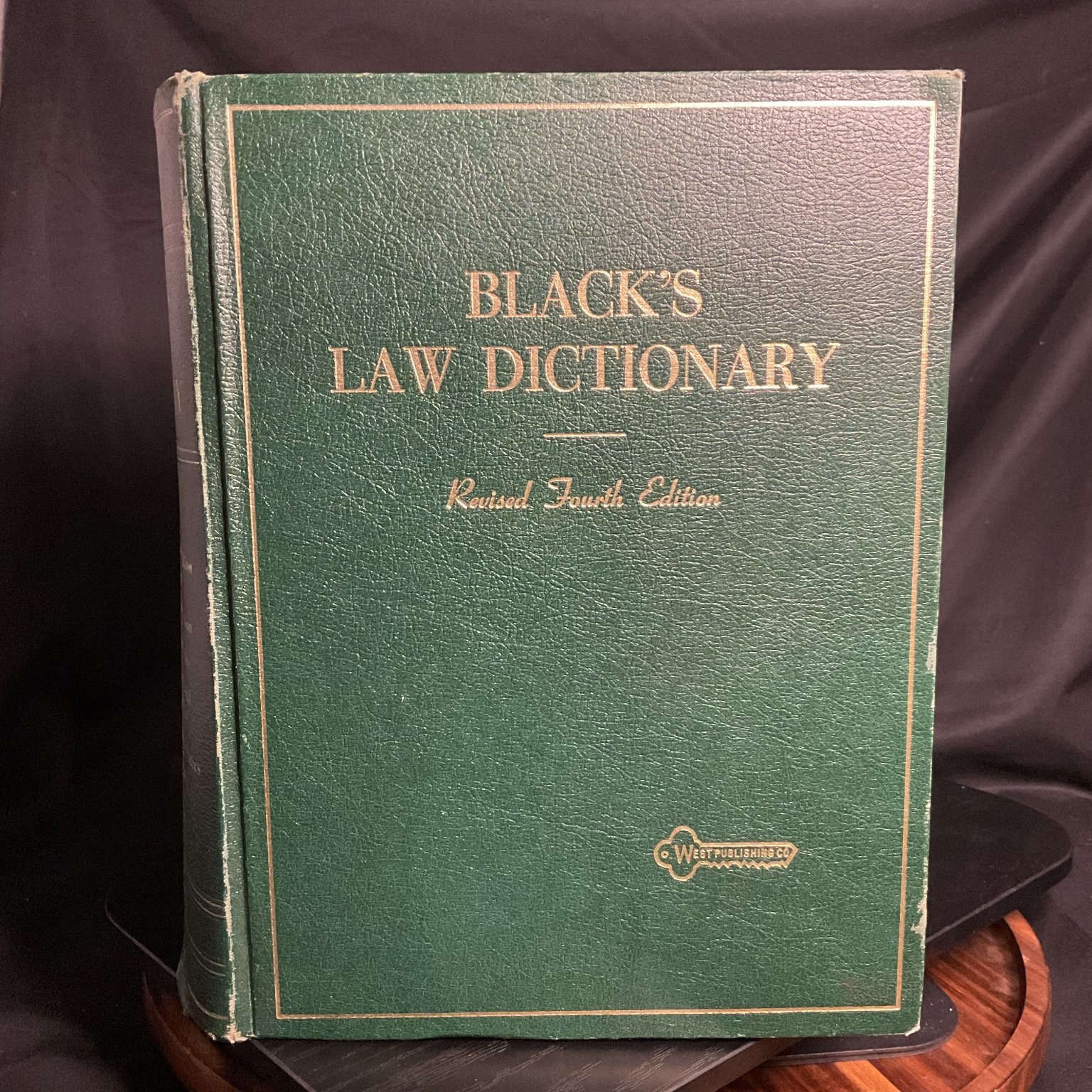 BLACK\'S LAW DICTIONARY Henry Campbell Black Revised Fourth Edition 1968 Legal