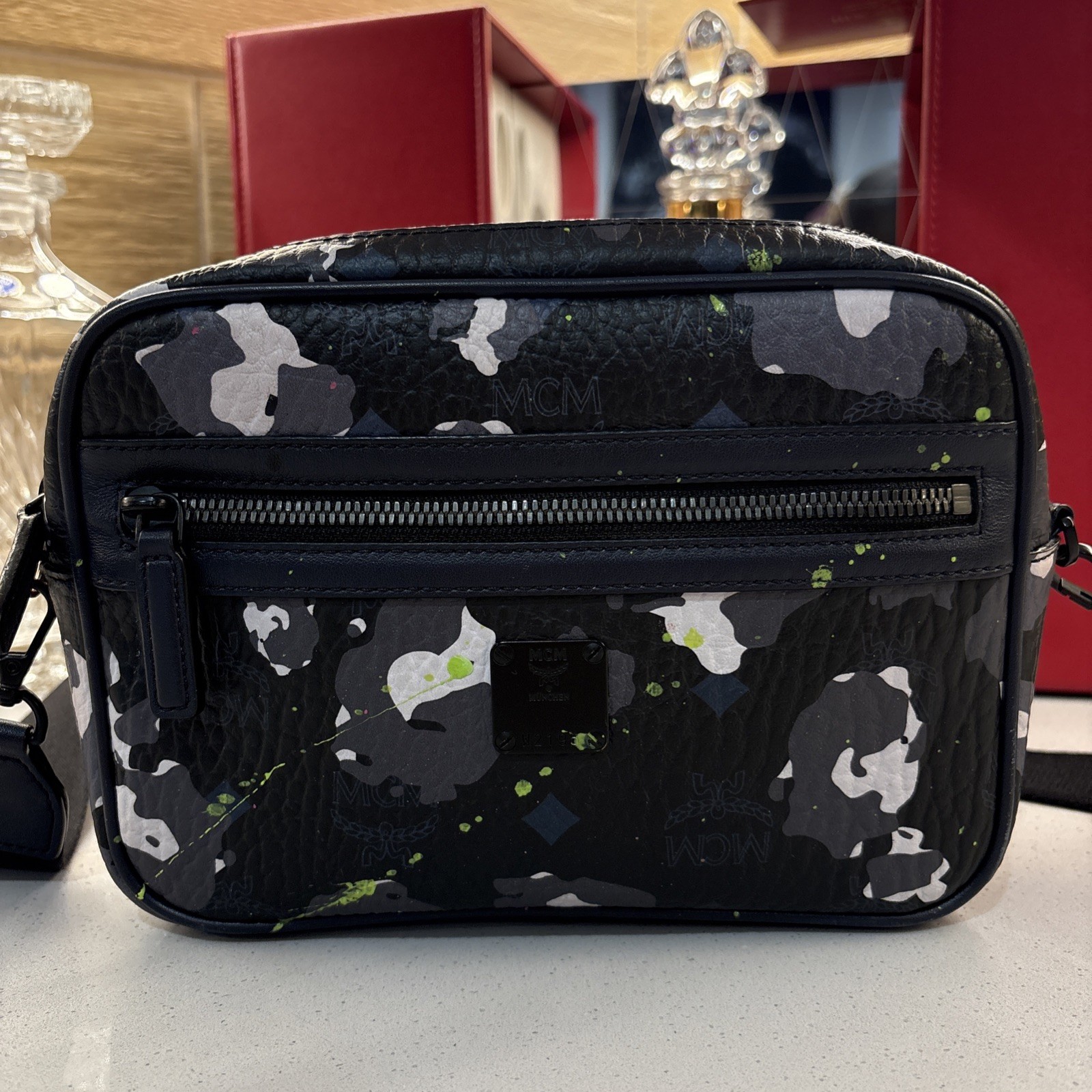 MCM Limited Edition Crossbody Camouflage Bag Unisex Excellent Condition 🔥