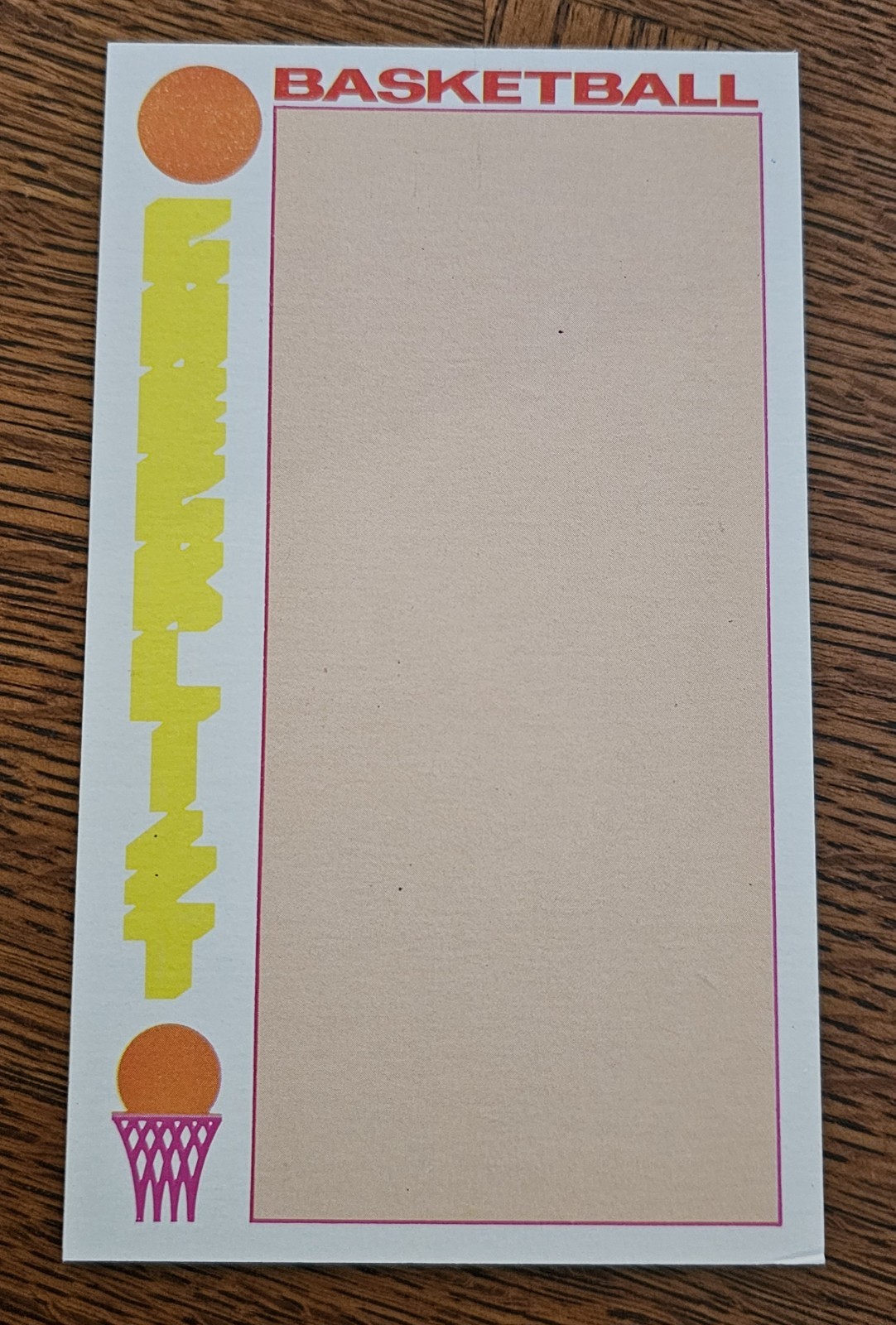 1976-77 Topps Basketball Checklist Proof Card - Topps Vault COA 1976-77 Topps Basketball Checklist Proof Card - Topps Vault COA