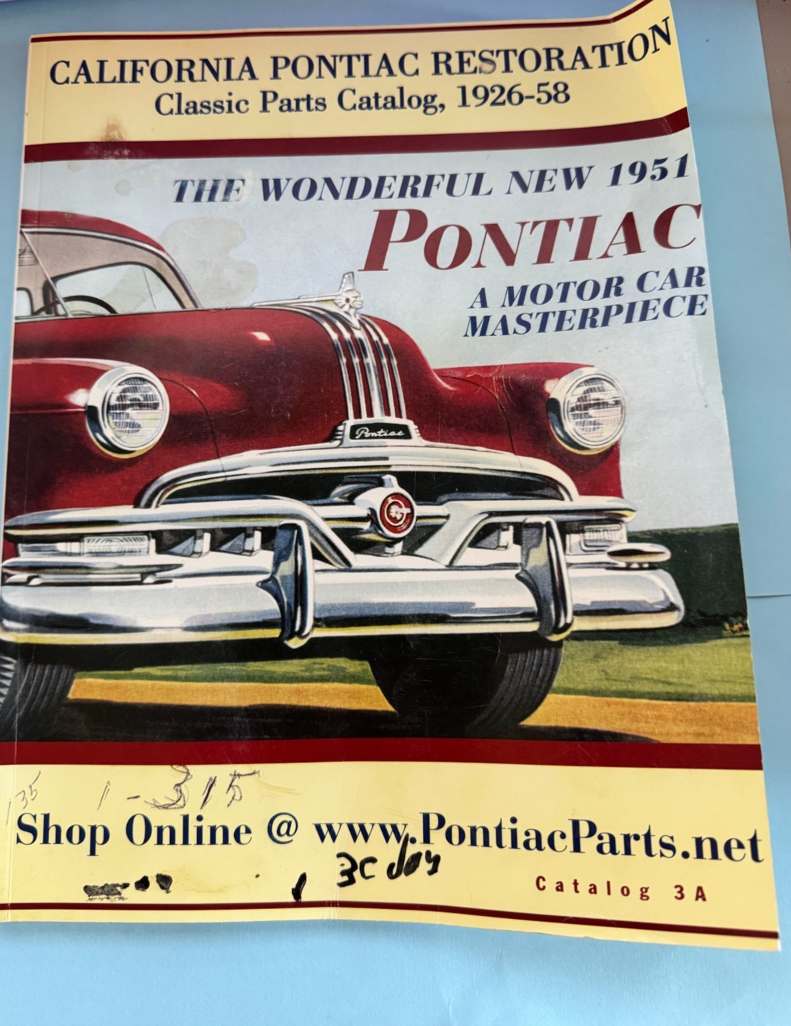 Vintage Pontiac the Wonderful New 1951 Pontiac Classic Parts Catalog Vintage Pontiac the Wonderful New 1951 Pontiac Classic Parts Catalog