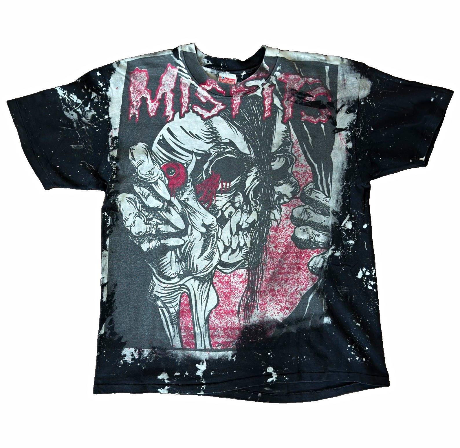 Hanes Heavyweight Mosquitohead Pushead Misfits Vintage TShirt XL