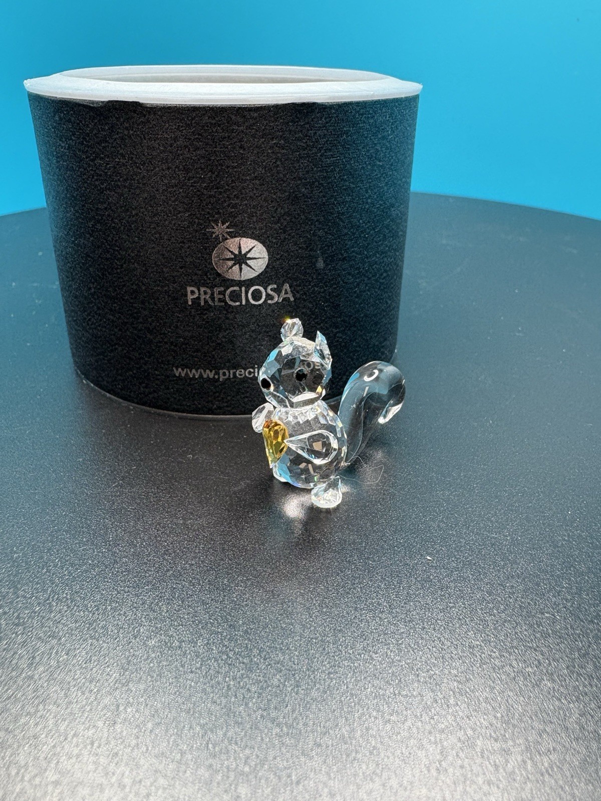 RARE Preciosa Crystal Squirrel In Box