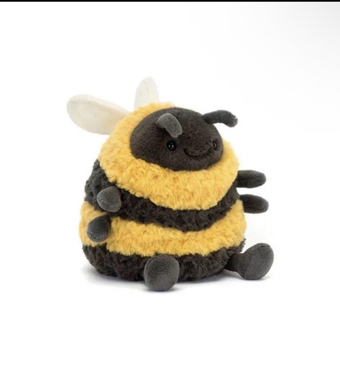 Soft Plush Bumblebee Bee Stuffed Animal Yellow/Black Small 6-14in Ages 3-7