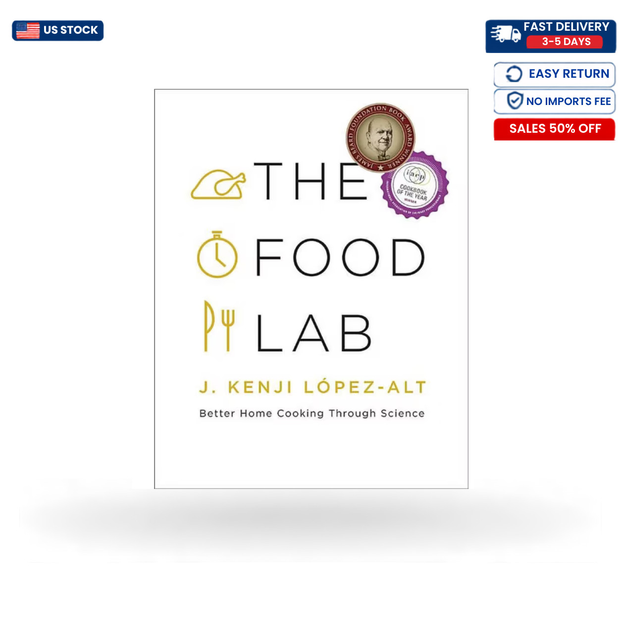 The Food Lab Better Home Cooking J Kenji Lopez Alt Hardcover ISBN 9780393081084