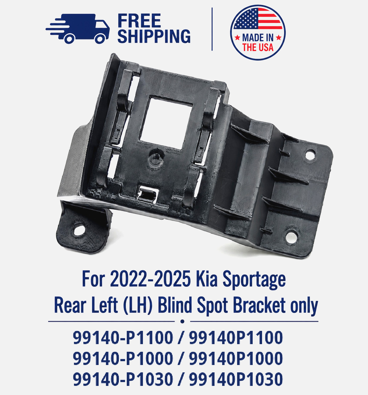 For 2022-2025 Kia Sportage Rear-Left (LH) Blind Spot Bracket Only (99140-P1100)